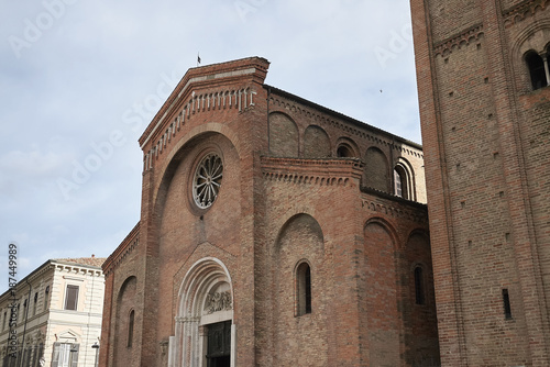 Forli, Italy - January 03, 2018 : 'San Mercuriale' church