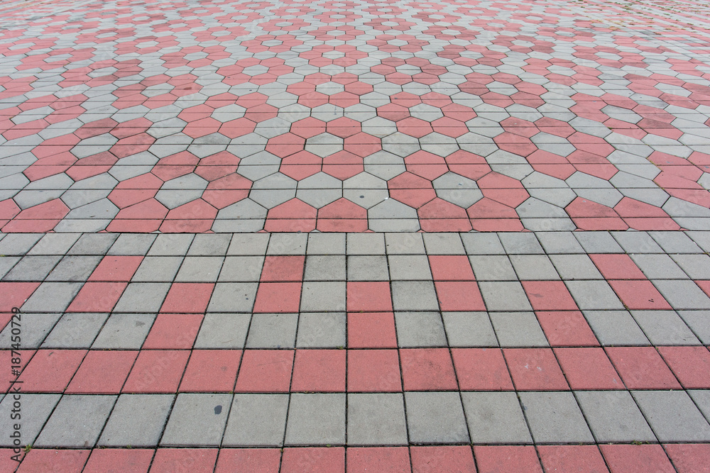 Pave Clay tiled walkway.