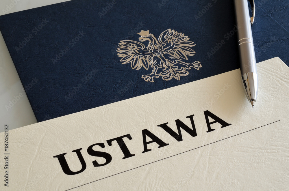 Naklejka premium ustawa i projekt ustawy
