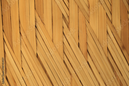 Fototapeta Naklejka Na Ścianę i Meble -  Bamboo weaving texture background