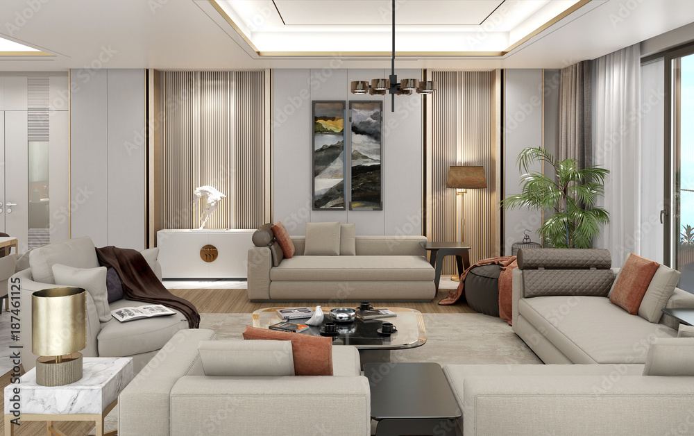 Fototapeta premium Living Room