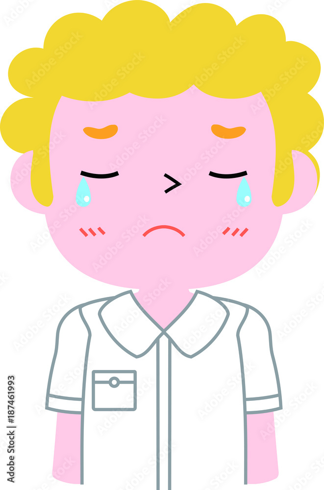 11_Blonde Western male student cry.eps