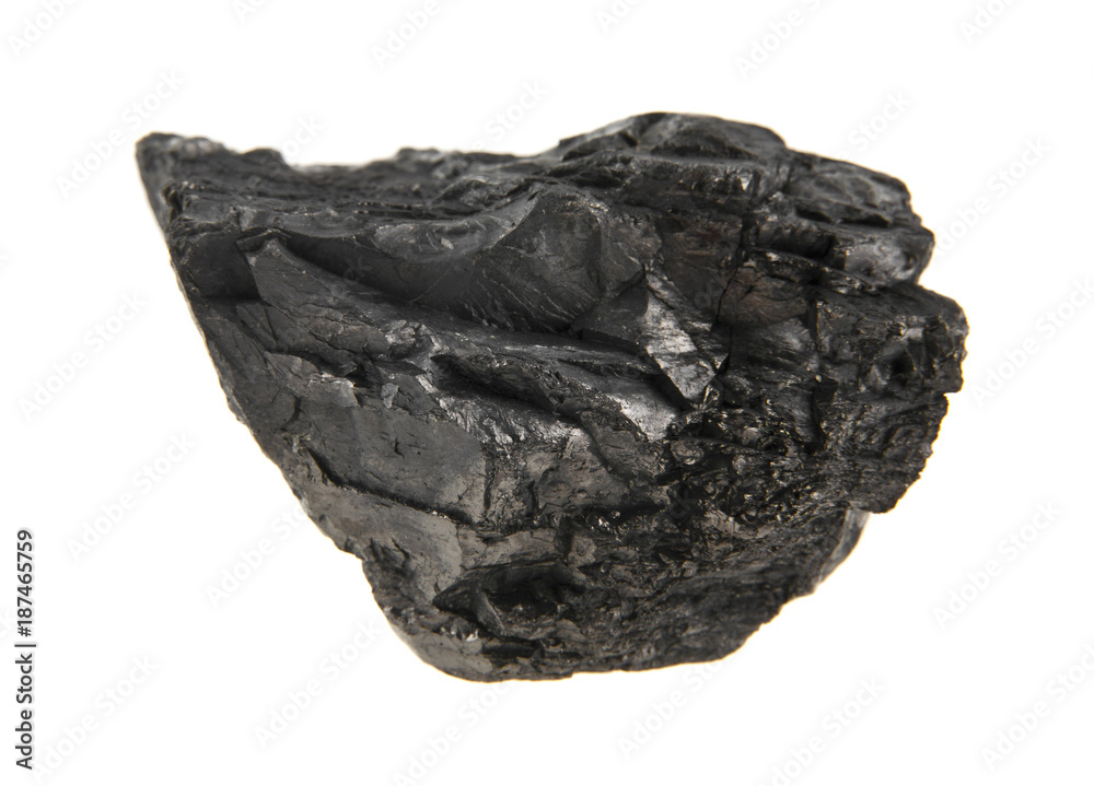 Obraz premium coal isolated on white background