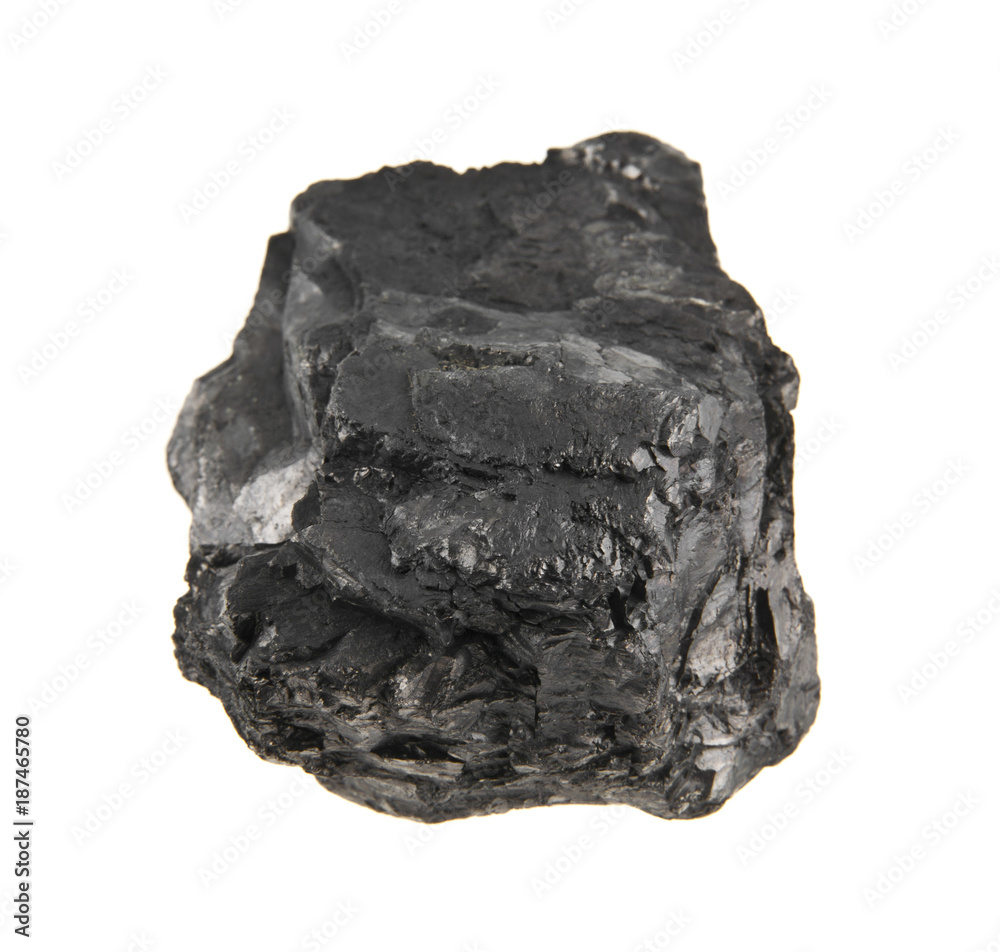 Obraz premium coal isolated on white background