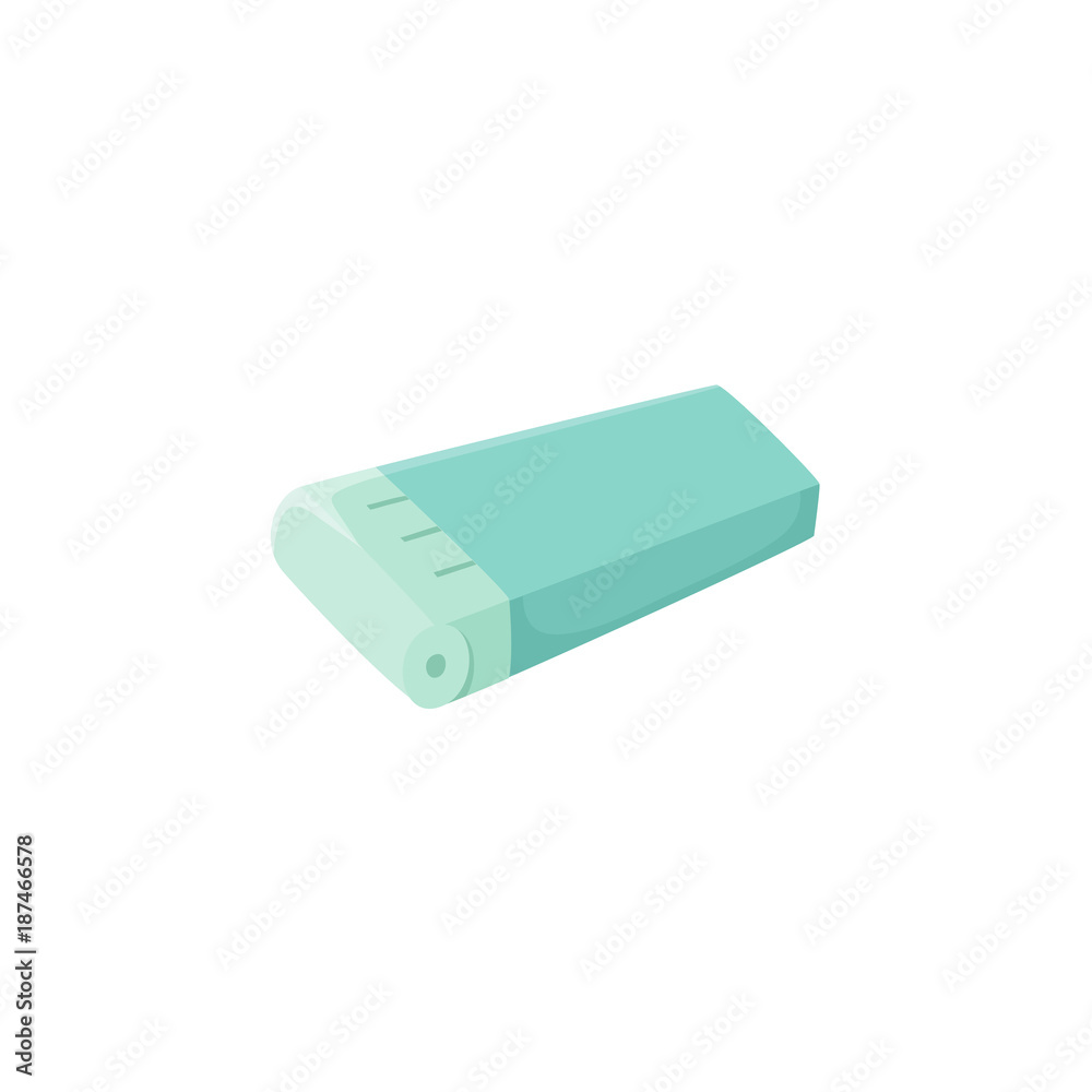 Wax cartridge with roller head for depilation, hair removal procedure, flat style icon, vector illustration isolated on white background. Flat icon of wax cartridge, waxing hair removal procedure Wax cartridge with roller head for depilation, hair removal procedure, flat style icon, vector illustration isolated on white background. Flat icon of wax cartridge, waxing hair removal procedure