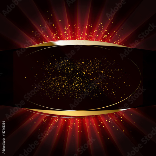 golden glitter on a flat surface