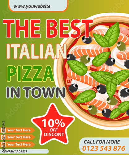 PIZZA MODERN DISCOUNT POSTER 4