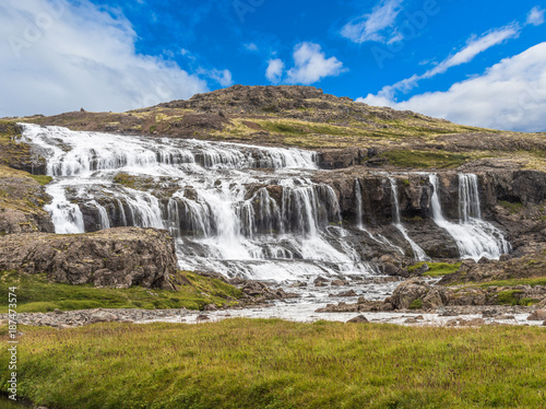 Hvalarfoss Waterfall, Strandir Coast, West Fjords, Iceland