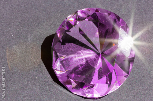 verre décoration taille diamant à facettes