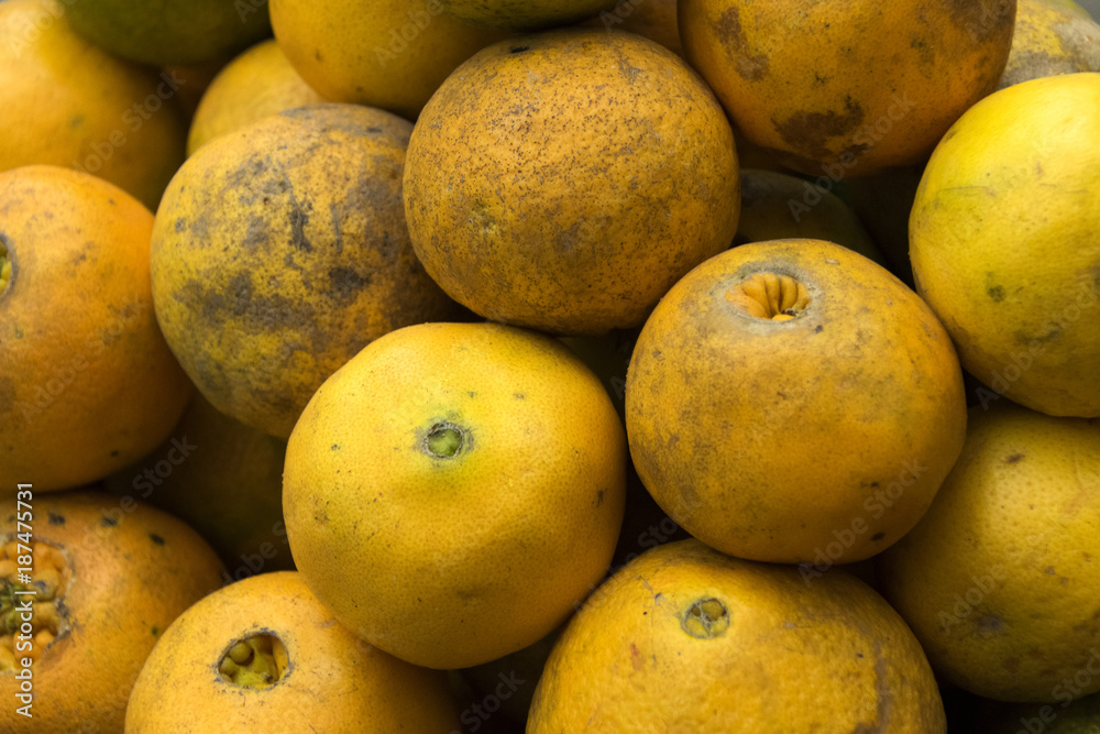 Street vending oranges in guatemala, fresh fruit as business, casual brought. Citrus sinensis, Guatemala. Street vending oranges in guatemala, fresh fruit as business, casual brought. Citrus sinensis, Guatemala.