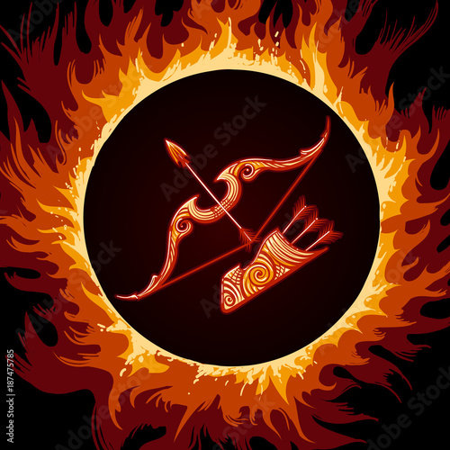 Zodiac Sign of Sagittarius in Fire Circle