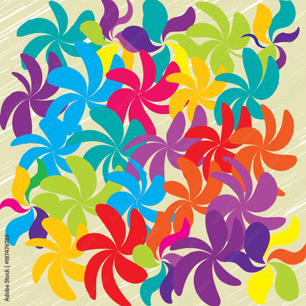 Fototapeta premium Vector Flower Background