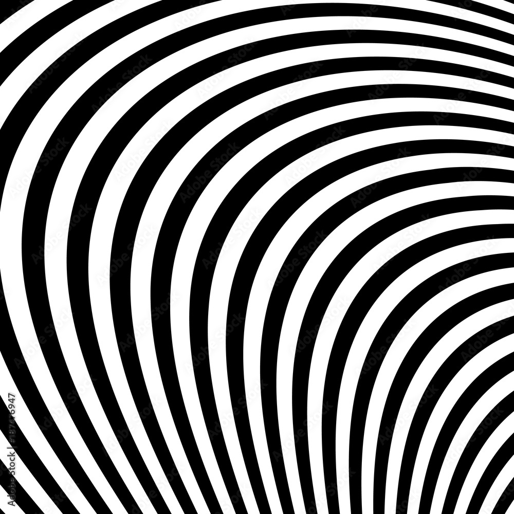 Obraz premium Abstract Black and White Abstract Lines