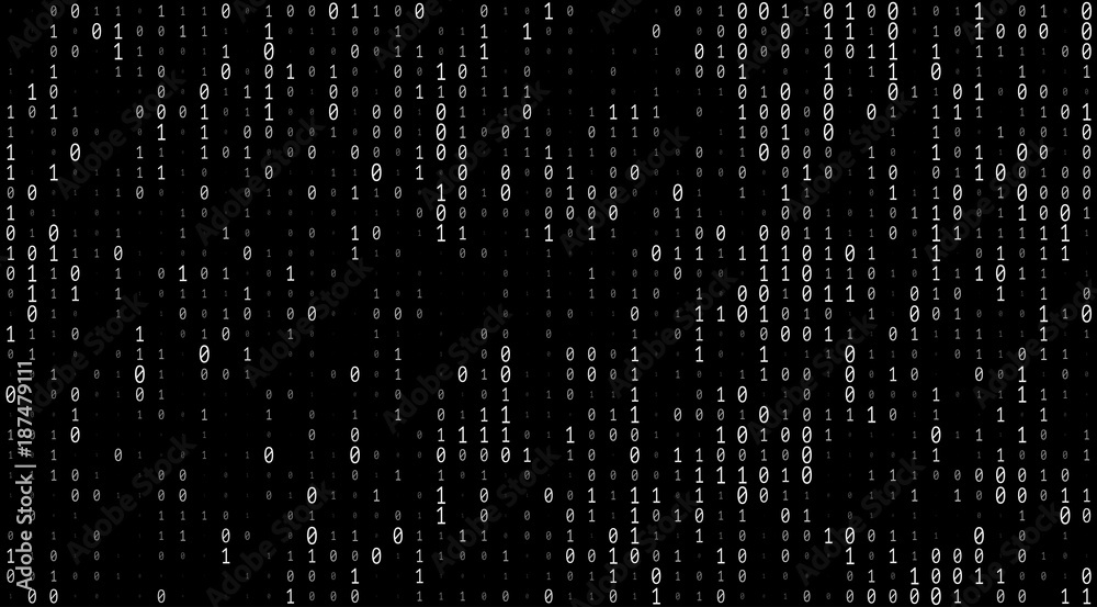 Binary Numbers Texture Binary Numbers Texture