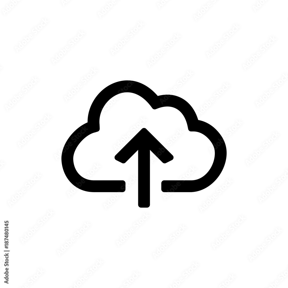 Backup and restore data cloud icon for simple flat style ui design Backup and restore data cloud icon for simple flat style ui design