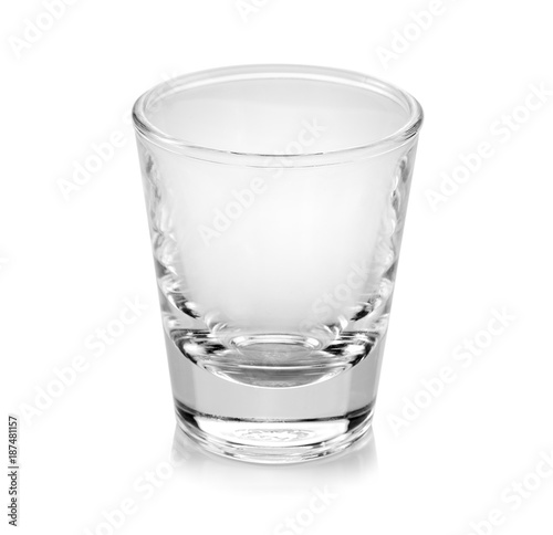 Wallpaper Mural Empty glass isolated on white background Torontodigital.ca