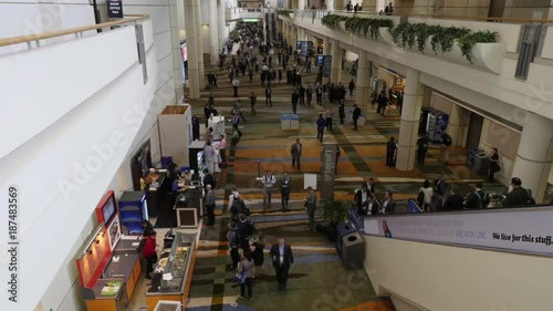 Busy Convention Hall