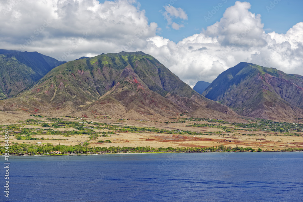 Coastline near Lahaina on the island of Maui, Hawaii, U.S.A. Coastline near Lahaina on the island of Maui, Hawaii, U.S.A.