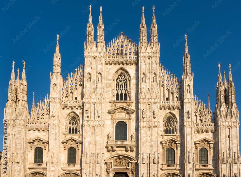 Duomo di Milano , the cathedral church of Milan, Lombardy, Northern Italy
