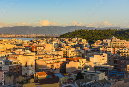Great panoramic view of Cagliari