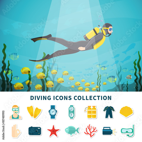 Diving Icons Collection