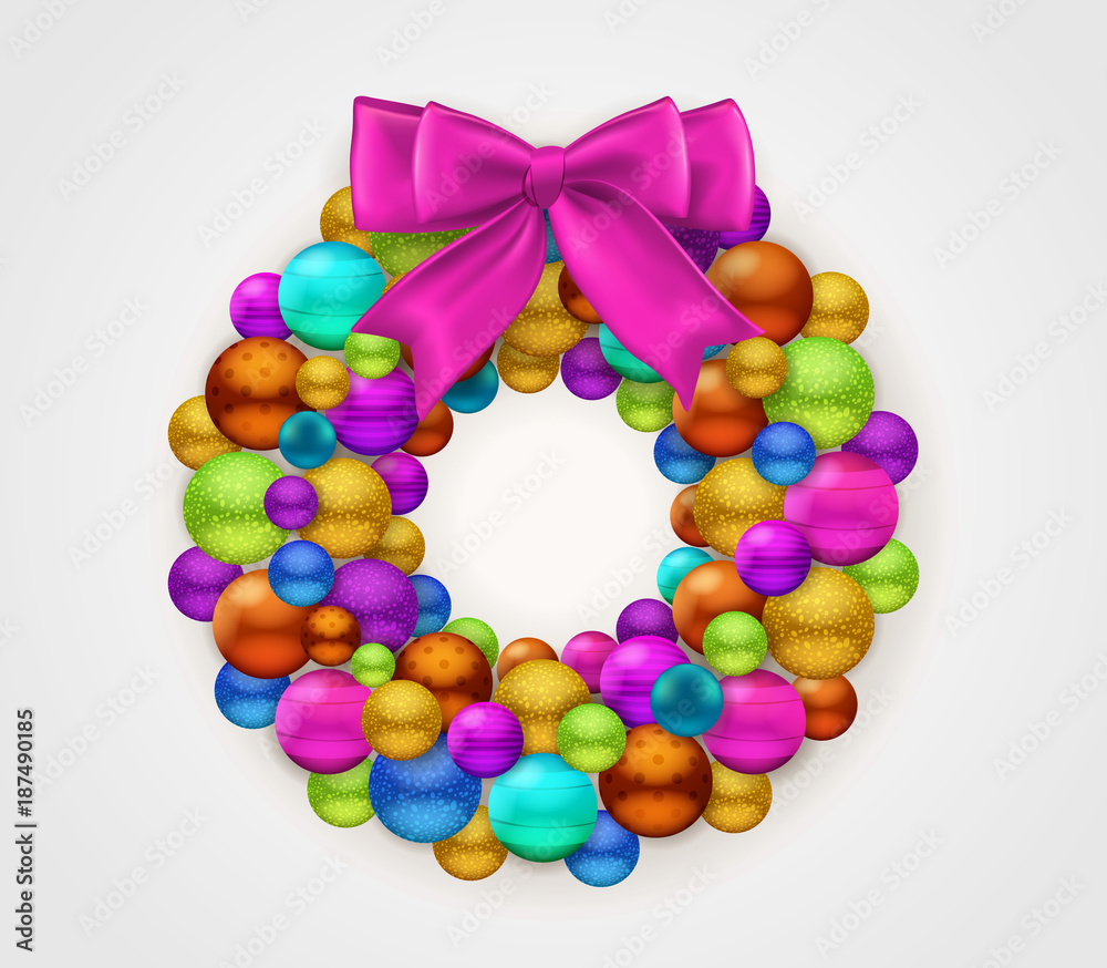 Christmas Round Garland Christmas Round Garland