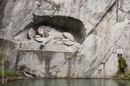 Le Lion de Lucerne, Löwendenkmal 