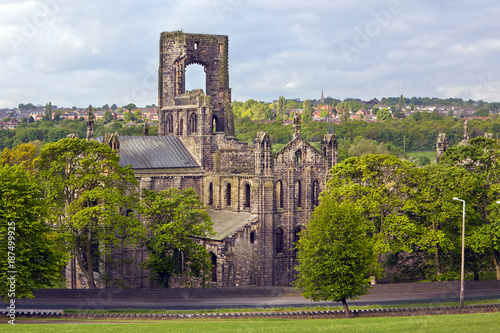 Kirkstall Abbey in Leeds, Yorkshire, England, UK