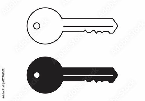 Black and white keys
