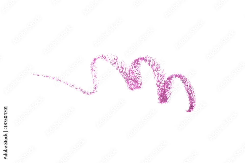 Stylish makeup sample on white background Stylish makeup sample on white background