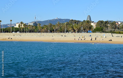 Playas mar Mediterráneo de Barcelona