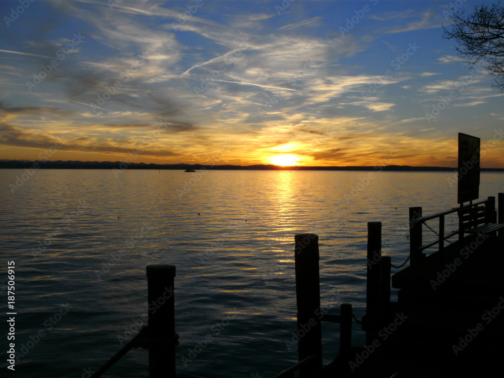 Sunset at Bodensee