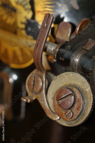 Details of old Singer sewing machine