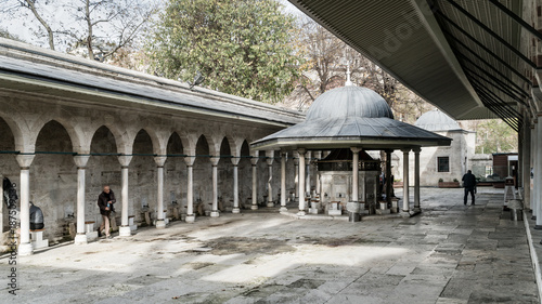 The fountain of the Kilic Ali Pasa Mosque in Istanbul photo