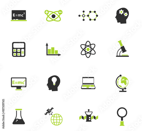 scince icon set