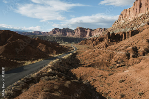 Road through Capitol Reef