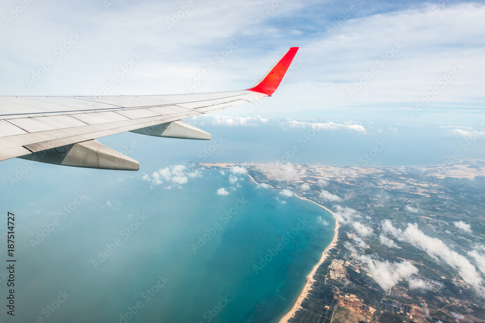 Fototapeta premium airplane in the sky
