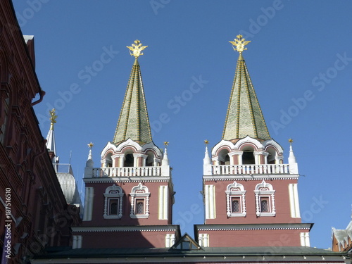 Türme des Auferstehungstors, Roter Platz, Moskau