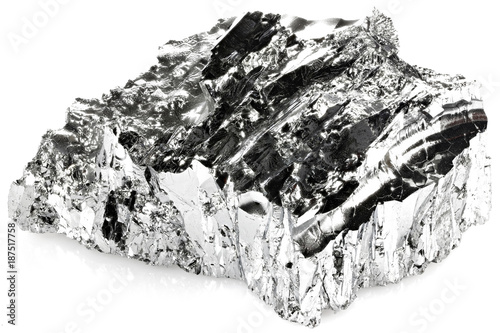 99.99% fine tellurium isolated on white background