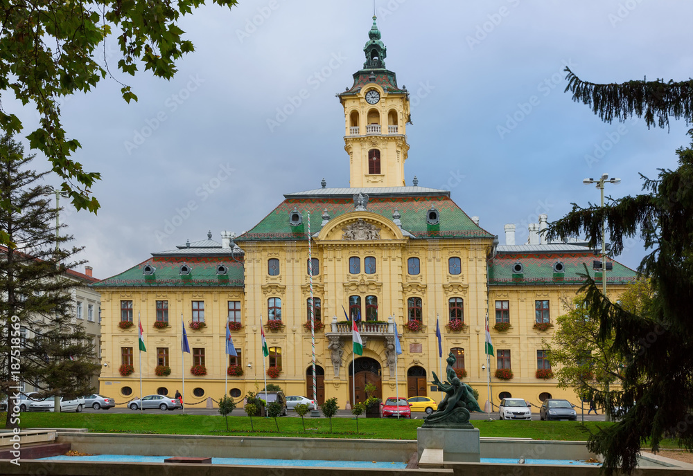 View on City Hall in Szeged