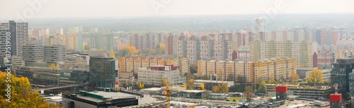 European city Bratislava with view of blocks of flats, Slovakia © JackF