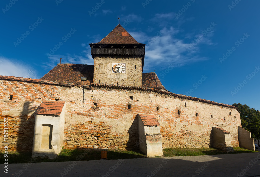 Fototapeta premium Image of Church Fortification in Axente Sever
