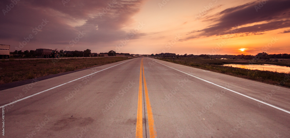 Naklejka premium Strassen von Amerika