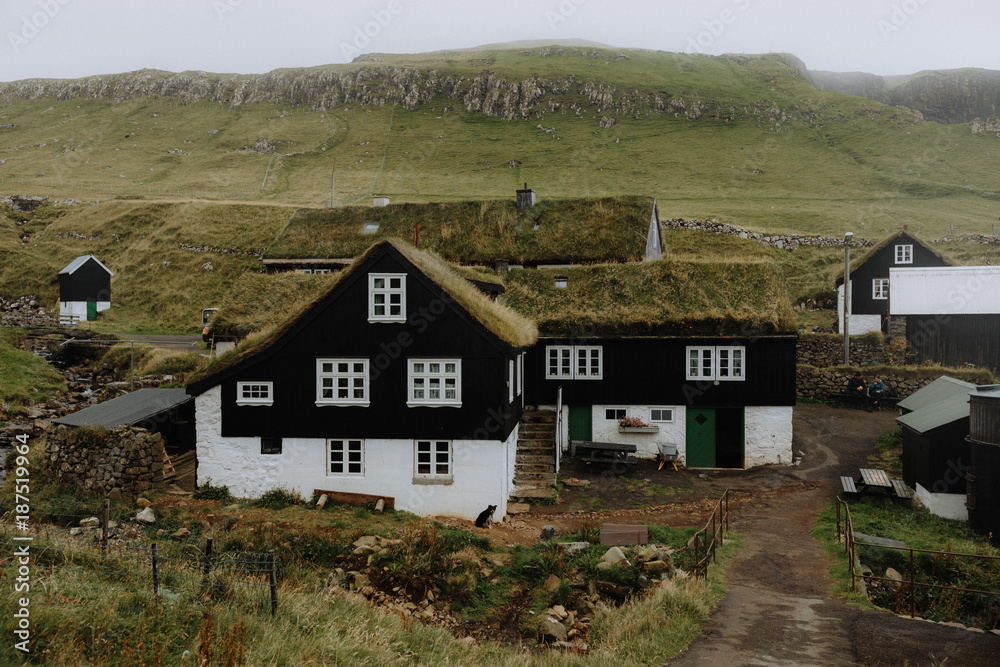 A quiet, northern village in the atlantic ocean A quiet, northern village in the atlantic ocean