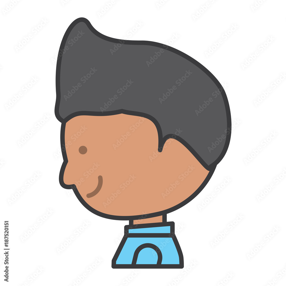 cartoon man icon