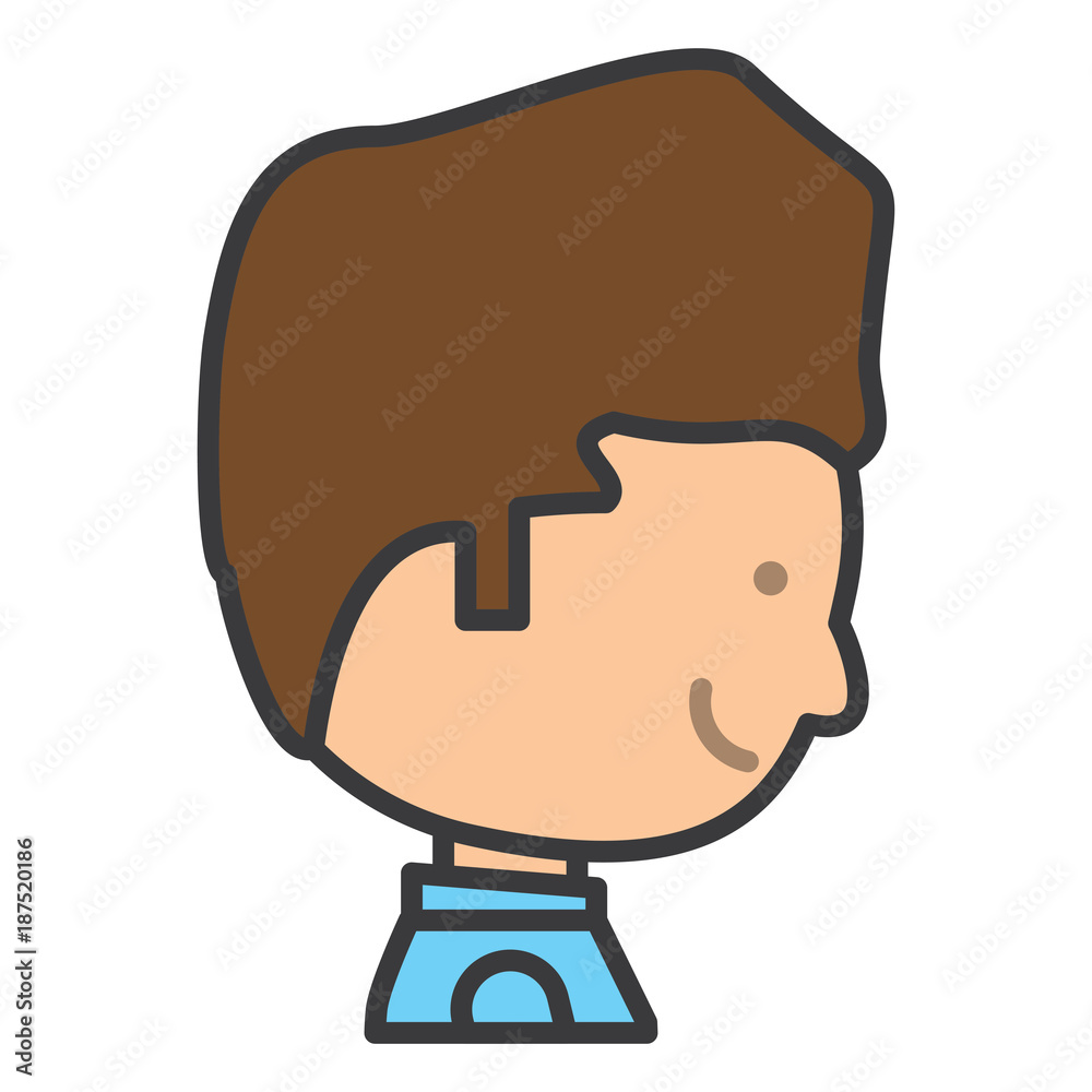 Fototapeta premium cartoon man icon