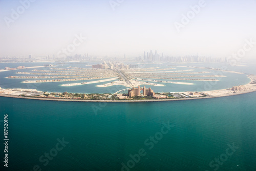 Photography The Palm Jumeirah helicopter view