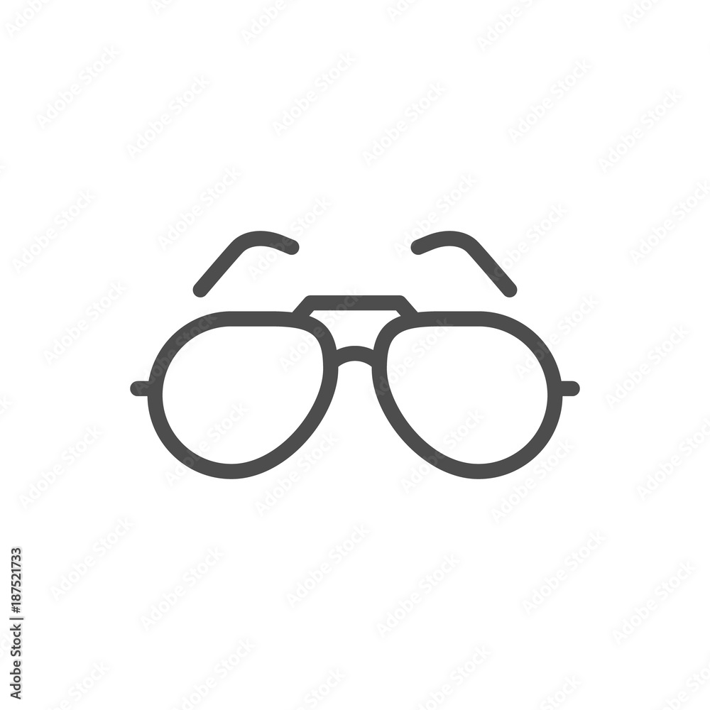 Sunglasses line icon Sunglasses line icon