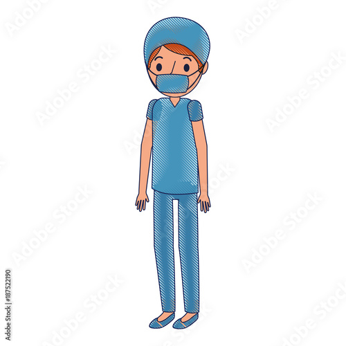 surgeon man avatar character icon