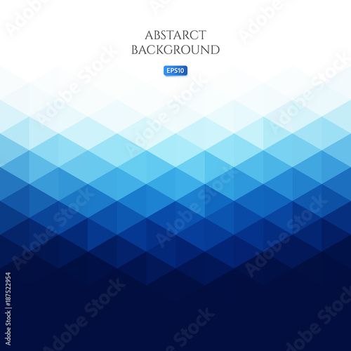 Abstract background in isometrric style. Pattern of triangles. Space for text.